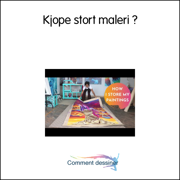 Kjøpe stort maleri